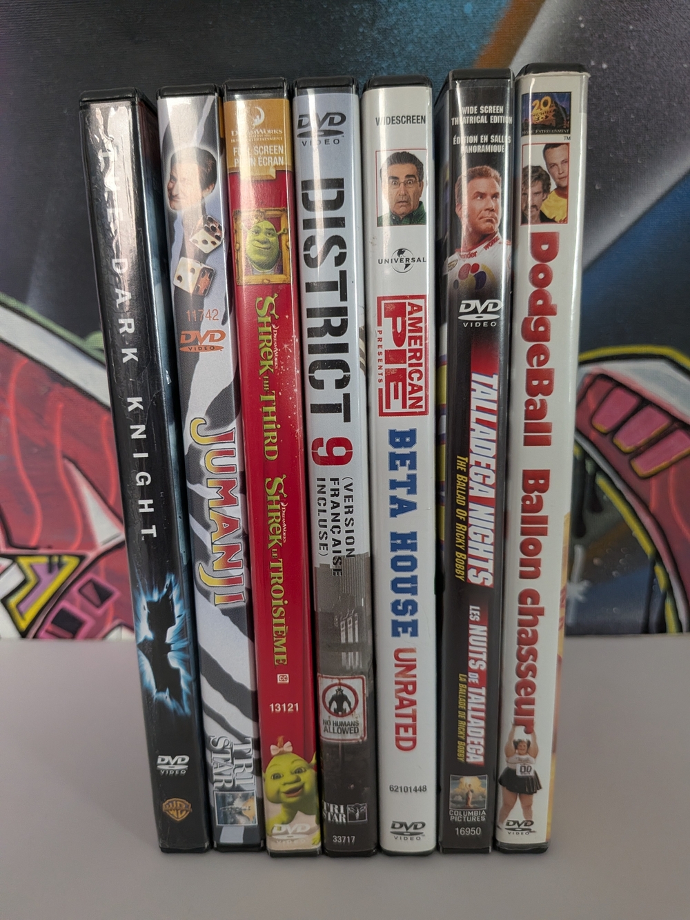 7 for 7$ Assorted DVD Movie Lot